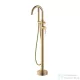 Arezzo design ASTRO szabadon álló kádtöltő csaptelep zuhanyszettel, szálcsiszolt bronz AR-905011BB