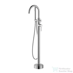   Arezzo Design ASTRO szabadon álló kádtöltő csaptelep zuhanyszettel, króm AR-905011CR