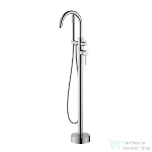 Arezzo Design ASTRO szabadon álló kádtöltő csaptelep zuhanyszettel, króm AR-905011CR