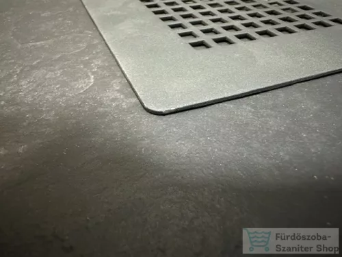 BEMUTATÓTERMI AREZZO design SOLIDSOFT 90x90 zuhanytálca, antracit AR-9090A (esztétikai sérült)