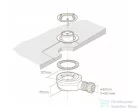 BEMUTATÓTERMI AREZZO design SOLIDSOFT 90x90 zuhanytálca, antracit AR-9090A (esztétikai sérült)