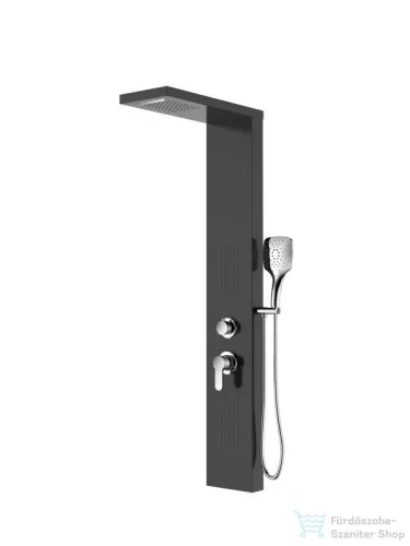 AREZZO design COLUMBIA zuhanypanel, matt fekete AR-9137B
