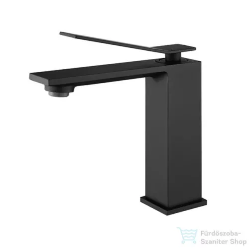 BEMUTATÓTERMI AREZZO design ROCKFIELD mosdócsaptelep, leeresztő nélkül, matt fekete AR-9901BL
