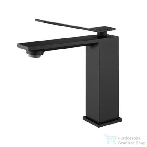 AREZZO design ROCKFIELD mosdócsaptelep, leeresztő nélkül, matt fekete AR-9901BL
