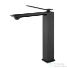 AREZZO design ROCKFIELD magasított mosdó csaptelep, leeresztő nélkül, matt fekete AR-9902BL
