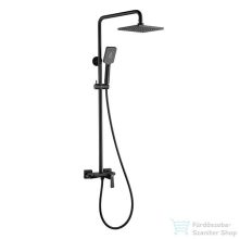   AREZZO design ROCKFIELD zuhanyrendszer, matt fekete AR-9905BL