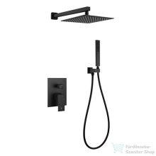   AREZZO design ROCKFIELD falsík alatti zuhanyrendszer, matt fekete AR-9960BL