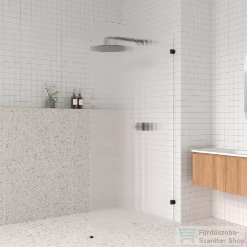 Arezzo Design CLEAR 100x200 cm-es zuhanyfal bordázott biztonsági üvegből, rögzítő profil nélkül, AR-AS2100200