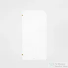 Arezzo Design CLEAR 100x200 cm-es zuhanyfal bordázott biztonsági üvegből, rögzítő profil nélkül, AR-AS2100200
