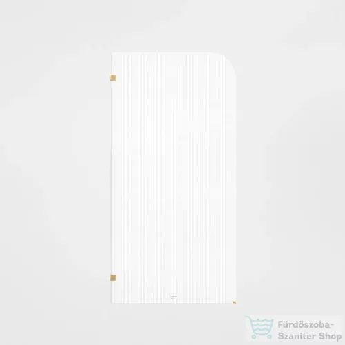 Arezzo Design CLEAR 100x200 cm-es zuhanyfal bordázott biztonsági üvegből, rögzítő profil nélkül, AR-AS2100200