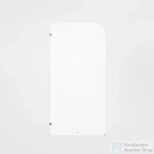 Arezzo Design CLEAR 100x200 cm-es zuhanyfal bordázott biztonsági üvegből, rögzítő profil nélkül, AR-AS2100200