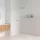 Arezzo Design CLEAR 120x200 cm-es zuhanyfal bordázott biztonsági üvegből, rögzítő profil nélkül, BALOS AR-AS2120200