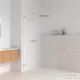 Arezzo Design CLEAR 120x200 cm-es zuhanyfal bordázott biztonsági üvegből, rögzítő profil nélkül, BALOS AR-AS2120200
