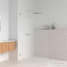 Arezzo Design CLEAR 120x200 cm-es zuhanyfal bordázott biztonsági üvegből, rögzítő profil nélkül, BALOS AR-AS2120200