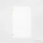 Arezzo Design CLEAR 120x200 cm-es zuhanyfal bordázott biztonsági üvegből, rögzítő profil nélkül, BALOS AR-AS2120200