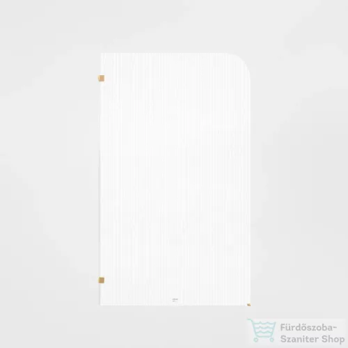 Arezzo Design CLEAR 120x200 cm-es zuhanyfal bordázott biztonsági üvegből, rögzítő profil nélkül, BALOS AR-AS2120200