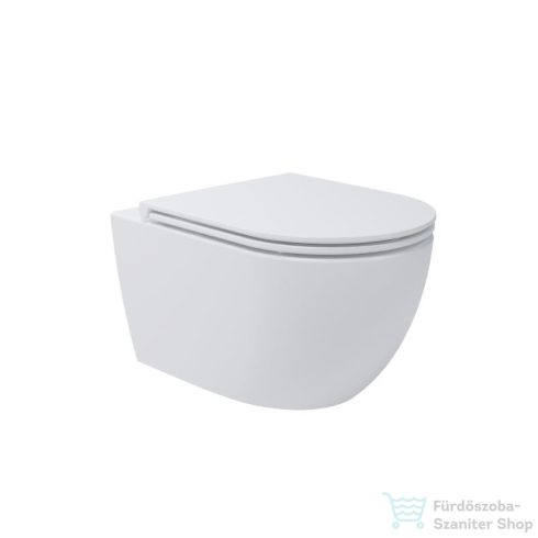 AREZZO design ARIZONA Slim Soft Close lecsapódásgátlós WC tető matt fehér AR-ASCSLIMMW