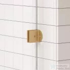 Arezzo Design CLEAR walk-in profil szett zuhanyfalhoz, szálcsiszolt arany AR-ASPRBG