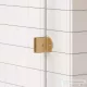 Arezzo Design CLEAR walk-in profil szett zuhanyfalhoz, szálcsiszolt arany AR-ASPRBG