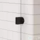 Arezzo Design CLEAR walk-in profil szett zuhanyfalhoz, matt fekete AR-ASPRMB