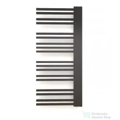   BEMUTATÓTERMI AREZZO design BLACKLINE 1200x502 törölközőszárító radiátor, matt fekete AR-BL12050