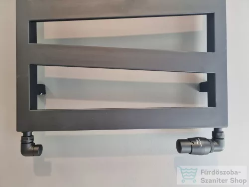 AREZZO design CORNERPEX termosztátos radiátor szelep, fehér, jobb AR-CORNERPEX-W-R