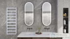 AREZZO design CUBE WHITE 1100x500 törölközőszárító radiátor, fehér AR-CW11050