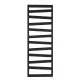 AREZZO design DIAGONAL BLACK 1200x500 törölközőszárító radiátor, matt fekete AR-DB12050