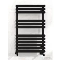   AREZZO design FLAT BLACK 800x500 törölközőszárító radiátor, matt fekete AR-FB8050