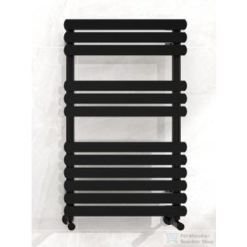   AREZZO design FLAT BLACK 800x500 törölközőszárító radiátor, matt fekete AR-FB8050