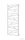 AREZZO design FRISCO WHITE törölközőszárító radiátor, fehér AR-FR12050W