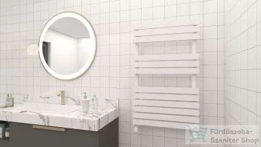 AREZZO design FLAT WHITE 800x500 törölközőszárító radiátor, fehér AR-FW8050