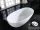 AREZZO design Silk 170x85 fényes fehér szabadon álló kád AR-GLOW170