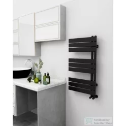   AREZZO design HORIZONT BLACK 900x500 törölközőszárító radiátor, matt fekete AR-HB9050