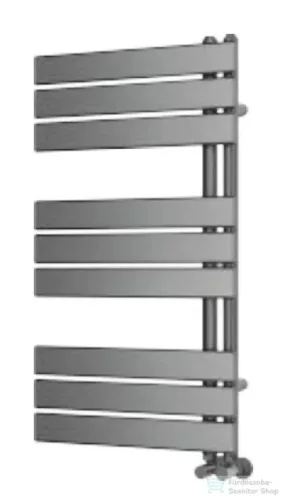 AREZZO design HORIZONT BLACK 900x500 törölközőszárító radiátor, gun metal AR-HGM9050