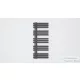 AREZZO design HORIZONT ANTRACIT SLIM 1200x500 törölközőszárítós radiátor AR-HS12050A