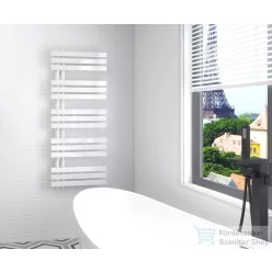   AREZZO design HORIZONT WHITE SLIM 1200x500 törölközőszárítós radiátor AR-HS12050W