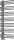 AREZZO design LINEAR GUN METAL 1200x500 törölközőszárító radiátor AR-LR12050GM