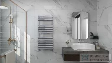 AREZZO design MOON CHROME 1190x500 törölközőszárító radiátor, króm AR-M12050CR