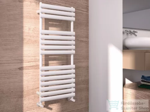 AREZZO design MOON WHITE 1190x500 törölközőszárító radiátor, fehér AR-M12050W