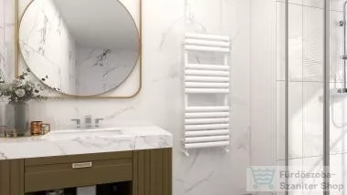 AREZZO design MOON WHITE 1190x500 törölközőszárító radiátor, fehér AR-M12050W