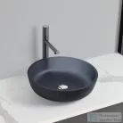 Arezzo design RUBEN 42 cm-es pultra ültethető üveg mosdó, matt szürke AR-M331