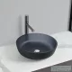 Arezzo design RUBEN 42 cm-es pultra ültethető üveg mosdó, matt szürke AR-M331