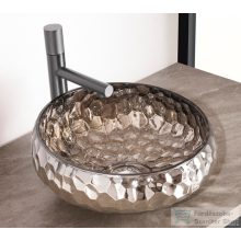 AREZZO design PRISMA PLATINO üvegmosdó, 40 cm, AR-M347P