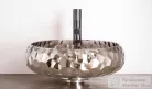 AREZZO design PRISMA PLATINO üvegmosdó, 40 cm, AR-M347P
