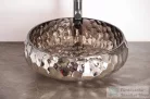 AREZZO design PRISMA PLATINO üvegmosdó, 40 cm, AR-M347P
