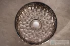 AREZZO design PRISMA PLATINO üvegmosdó, 40 cm, AR-M347P