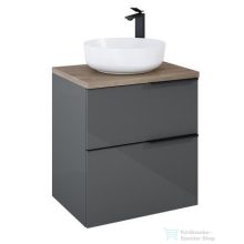   AREZZO design antracit MONTEREY 60 cm-es szett pulttal, mosdóval