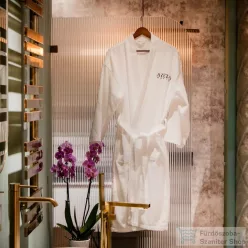   AREZZO design PURE COTTON fürdőköpeny, fehér, L-es AR-PUREBRWL