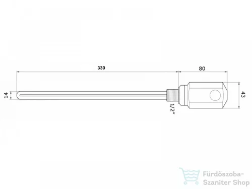 AREZZO design fűtőpatron, 600W, fehér AR-RD10W